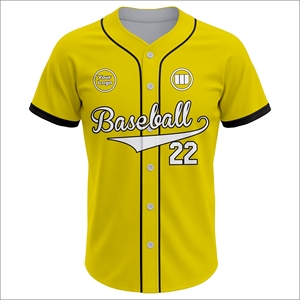 Custom Made Baseball Jersey OEM Supplier Breathable Quick Dry Team Uniform Lightweight Sportswear Bulk Manufacturer - Product Image 2