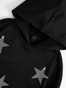 Warm Relaxed Customizable material <b>Men</b> Rhinestone Hoodies new arrival soft breathable Casual Fit style <b>Men</b> Rhinestone Hoodies - Product Image 4
