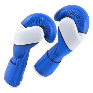 Gants de boxe MMA professionnels personnalisables en cuir PU, à lacets, respirants, écologiques, séchage rapide, antibactériens, poignet réglable - Product Image 1