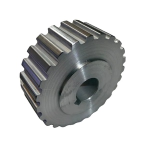 รอก EN8สีดำติดตั้งกับสายพานลำเลียง AT20 AT5 AT10 L150 25T ตัวล็อคเพลาแบบไร้กุญแจตัวล็อกวัสดุเหล็กหน้าแปลน - Product Image 1