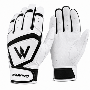 Guantes de Bateo de Béisbol Personalizados con Logotipo, Palma de Cuero Duradera, Agarre Antideslizante, Guantes de Entrenamiento de Béisbol para Adultos y Jóvenes - Product Image 6