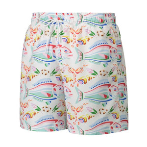 กางเกงขาสั้นชายหาดสำหรับทุกเพศของผู้ชายผ้าโพลีเอสเตอร์กางเกงขาสั้นแบบลำลองระบายอากาศได้ดี - Product Image 4