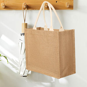 Sac de courses réutilisable et écologique en fibre de jute naturelle pour les courses au marché - Product Image 6