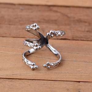 Custom 925 Sterling Silver Joint Stabilizer <b>Ring</b> <b>Adjustable</b> Functional Medical Splint Jewelry Manufacturer Direct - Product Image 1