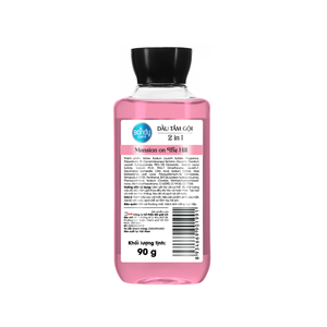 Bondy Care French Riviera 2-in-1 <b>Travel</b> Size Gel Body Wash & Shampoo Gift Set with Chemical Ingredients Unisex Pink Bottle Boxed - Product Image 1