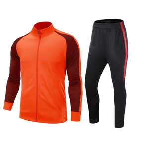 Wholesale Football Training Tracksuit <b>Men</b> Team <b>Track</b> Suit Zip <b>Jacket</b> Joggers Man Sportswear Sport Suits Jogging Set Sportswear - Product Image 2