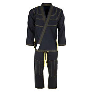Uniforme de Jiu Jitsu Brasileño para Hombre, Conjunto de Gi de Primera Calidad, Kimono de Artes Marciales de Algodón, Construcción Duradera, Ajuste Cómodo, para Competencia - Product Image 1
