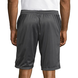 Shorts de basket-ball pour hommes en coton, anti-transpiration, séchage rapide, anti-odeur, couleur unie - Product Image 6