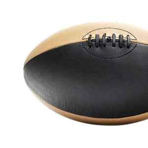 ลูกรักบี้เย็บมือคุณภาพสูงกันน้ำ PVC สำหรับใช้งานกลางแจ้ง สีและโลโก้ปรับแต่งได้ ขายส่ง - Product Image 4