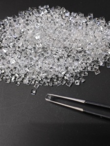 Topacio Blanco Natural de 2.5MM, Corte Cuadrado Escalonado, Gemas Sueltas de la Mejor Calidad para Joyería - Product Image 3