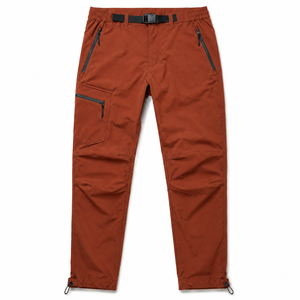 Men's Stone Wash Straight Cargo Pants Heavyweight Knitted Canvas Utility <b>Trousers</b> High Multi Pocket <b>Elastic</b> <b>Waist</b> Casual - Product Image 2