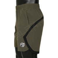 Short de sport de basket-ball d'été personnalisé pour hommes Short de course à pied d'entrejambe de 5 pouces pour hommes Jogger Short en nylon de sueur en coton pour la gym