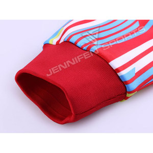 Ensemble de survêtement de sport pour homme, personnalisé OEM, vente en gros, en polyester, imprimé par sublimation, coupe oversize et ample, avec sweat à capuche et pantalon de jogging - Product Image 5
