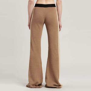 Pantalon de survêtement en toile coupe droite évasée pour femme, nouvelles couleurs, grandes tailles, séchage rapide, pour l'hiver – Service OEM avec bandes latérales - Product Image 6
