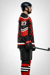 Nouveau Maillot de Hockey sur Glace Unisexe 2026 Style Personnalisé pour Joueurs Professionnels en Polyester Respirant Séchage Rapide Haute Qualité Coupe Ample 220g - Product Image 6