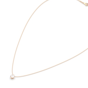Colliers pendentifs REYES personnalisés en argent sterling 925 avec moissanite taille brillant rond de 0,43 carat, certifiés GRA, bijoux pour femmes - Product Image 5
