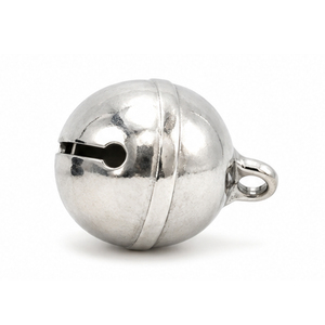 Cloche de chasse durable en alliage de zinc argenté de qualité supérieure, cloches de fauconnerie de 20 mm, style minimaliste, utilisation toutes saisons, cloches de chasse et de fauconnerie - Product Image 4