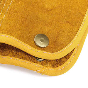 Wholesale Premium Quality Custom Leather <b>Welding</b> Sleeves OEM/ODM Heat Resistant Safety Workwear Arm Guards - Product Image 5