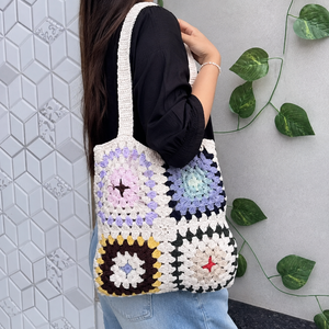 New Arrival Summer Beach Straw Bags Bohemian Crochet Tote Handmade Women Shoulder Bag Sea Grass Square Bag - Product Image 1
