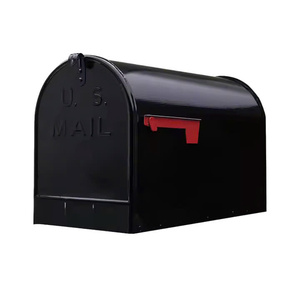 High Quality Classic US Mailbox Popular Cast Aluminium Steel <b>Wall</b> Style OEM Farmhouse Design Wholesales <b>Post</b>-Mounted Office <b>Box</b> - Product Image 5