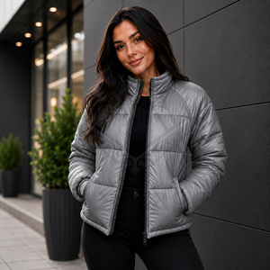 Veste matelassée unisexe brillante de style maçonnique Heritage, haute qualité, fabrication sur mesure, streetwear d'hiver, veste matelassée chaude - Product Image 3