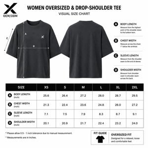 เสื้อยืดคอกลมทรงโอเวอร์ไซส์ แบรนด์ X Sports City รุ่นคลาสสิคสำหรับผู้หญิง ผ้าเจอร์ซีย์คอตตอน 100% สวมใส่สบาย มีหลายสีให้เลือก - Product Image 5