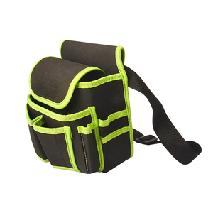 Leather <b>Tool</b> <b>Belt</b> Carpenter Electrician Construction Framer Pouch Bag - Product Image 3