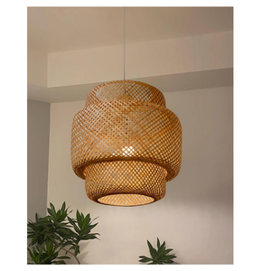 Bamboo <b>Bedside</b> <b>Table</b> Lamp Vietnam Handmade Decorative Light for Apartment Bedroom and Resort Room Styling - Product Image 5