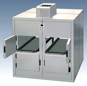 Chambre mortuaire en acier inoxydable Labycare avec capacité et dimensions personnalisables pour hôpitaux et stockage médical - Product Image 2