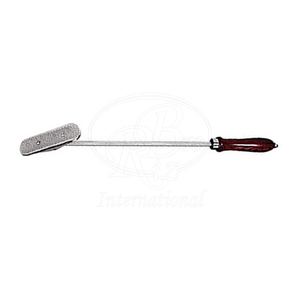 Fresa Dental Equina Universal de 20 Pulgadas de Acero Inoxidable con Mango de Madera y Cuchilla de Raspado con Bisagra para Uso Veterinario - Product Image 2