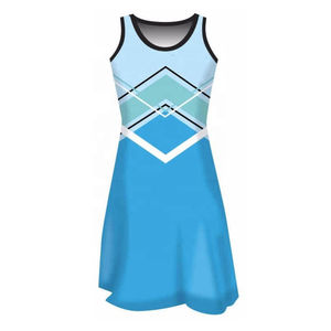Nuevos uniformes de netball sublimados para mujer, de alta calidad, personalizados para equipos, con cuello en V, conjuntos de netball para niñas, los más vendidos. - Product Image 3
