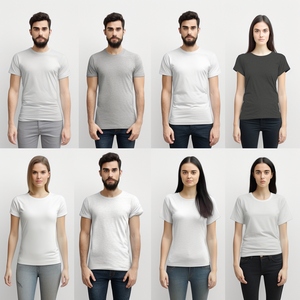 <b>Clothes</b> Manufacturer Supply Unisex 220 Gsm 100% Cotton T Shirts Regular Fit Men T-Shirt - Product Image 6
