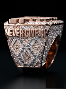 Bague Moissanite Iced Out de Luxe Hip Hop pour Homme, Bijou Tendance - Product Image 6