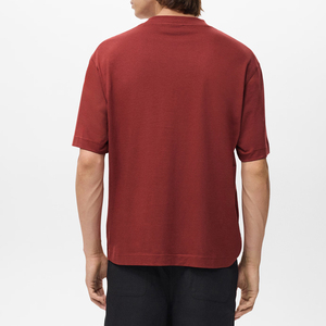 T-shirt en coton imprimé pour homme, coupe ample, séchage rapide, manches courtes, coupe carrée, produit le plus vendu, faible MOQ - Product Image 2