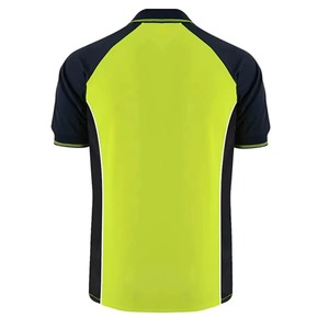2026 OEM Men's High Visibility Construction Polo Shirts Short Sleeve Reflective Safety Polo T-Shirts <b>Security</b> Safety Polo Shirts - Product Image 3