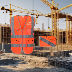 Chaleco de Seguridad Reflectante de Alta Visibilidad Personalizado OEM, Ropa de Trabajo Transpirable de Calidad Popular - Product Image 2