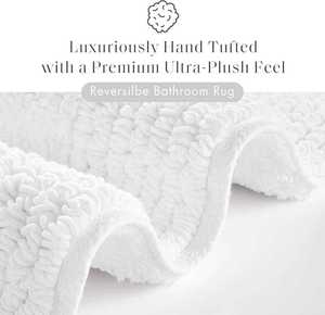 Tapis de bain en coton 100% absorbant et antidérapant à séchage rapide, style moderne, tapis de bain personnalisé antidérapant pour hôtel - Product Image 2