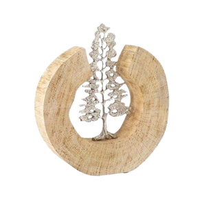 Objets décoratifs en bois et métal, cadeau de Noël, décoration de table de Noël, centre de table pour salle de banquet et fête - Product Image 1