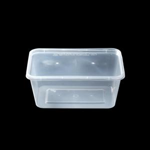 Conteneur alimentaire rectangulaire en PP jetable, personnalisable en couleurs, pour la livraison rapide en gros, échantillon OEM/ODM - Product Image 3