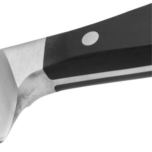 Couteaux de chef noirs à manche argenté avec triple rivets et lame pointue lisse pour trancher la viande, couper les légumes et travaux de cuisine - Product Image 3
