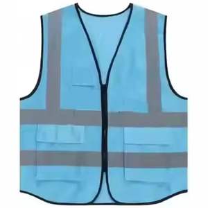 Chaleco de seguridad reflectante moderno personalizado por el fabricante, alta visibilidad, unisex, para adultos, en venta a bajo precio, ropa de trabajo. - Product Image 5