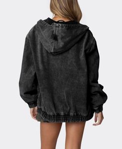 Hoodie Relaxed Fit Custom Apparel Women's Heavyweight Fleece Hoodie Luxury Everyday Sweatshirt Women's Minimalist Pullover Hoody - Product Image 3