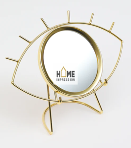 New Attractive Design Gold Home Decorative Eye Metal <b>Mirror</b> <b>Big</b> Gold Eye <b>for</b> <b>Wall</b> Decoration Aluminium <b>Mirrors</b> Inexpensive Price - Product Image 1