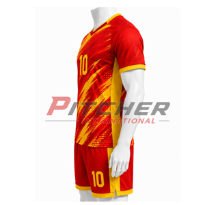 Conjunto de Camiseta y Pantalones Cortos de Fútbol Americano con Estampado a Cuadros, Transpirable, Personalizado, Talla Grande, para Equipos de Adultos - Product Image 3