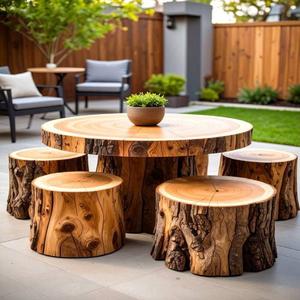 Mesa de Centro de Raíz de Teca de Bucarest de Calidad Premium, Hecha a Mano con Piezas Naturales de Teca, Compre Ahora, Elegante Mesa de Centro para Sala de Estar - Product Image 5