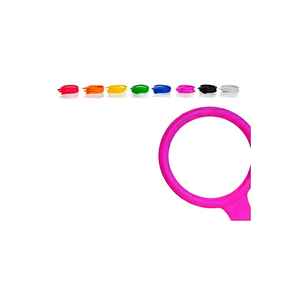 Anillos de Etiquetas Reutilizables para Botellas, Autoclavables, Marcadores de Botellas Codificados por Colores, Accesorios de Identificación para Laboratorio, Paquete Multicolor - Product Image 4