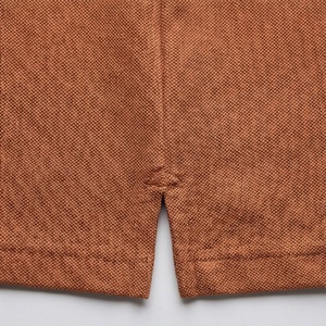 Chemises polo pour hommes grande taille, respirantes, en coton, à rayures unies, style streetwear décontracté, haut en jersey à trois boutons - Product Image 5