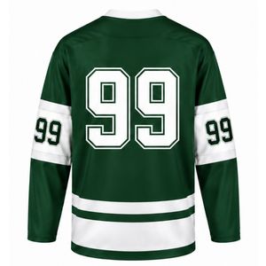 Conjunto de Hockey sobre Hielo Sublimado Verde Oscuro para Hombre, Jersey y Pantalones Cortos de Poliéster a Rayas, Uniforme Deportivo de Alto Rendimiento, Ropa para Juego en Equipo - Product Image 5