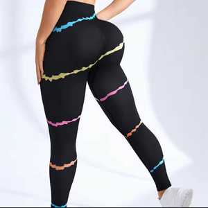 Leggings imprimés taille haute pour femmes, pantalon de yoga sportif extensible, motif léopard, toutes saisons, tricoté en spandex - Product Image 5