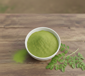 Poudre de feuilles de Moringa biologique OEM ODM en vrac – Ingrédient végétal super-alimentaire vert brut pour l'exportation - Product Image 4